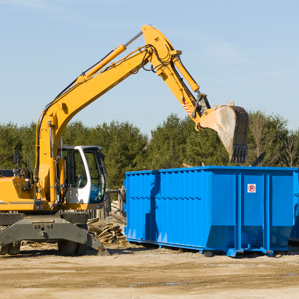 what size residential dumpster rentals are available in Gold Canyon